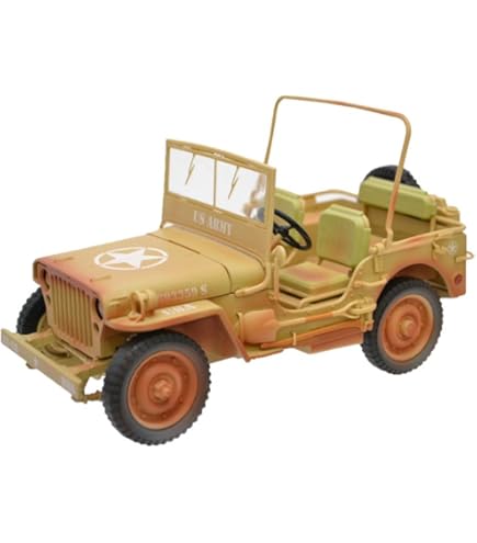 値下げ！マテル ミニカー 32 U.S. ARMY Amazon.com: New-Ray Jeep Willys US Army, Military Green